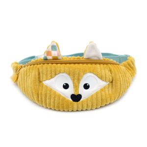 Sac banane velours côtelé Cyranos le renard Les Déglingos — Bagagerie enfant