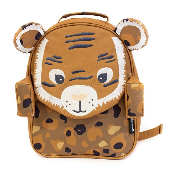 Petit sac à dos 32 cm Spéculos le tigre Les Déglingos — Cartables et sacs