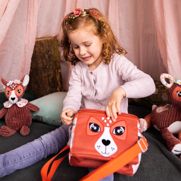 Lunch bag isotherme Mélimélos la biche Les Déglingos — Cartables et sacs