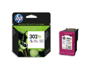 Cartouche d'encre original hp 302xl 330 p cyan/magenta/jaune pack 3 couleur — Non classé