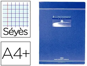 Cahier agrafé oxford openflex a4+ 24x32cm 96 pages 90g séyès lot 7 unités carton 5 lots — Non classé