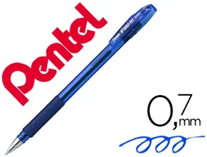 Stylo-bille pentel feel- it écriture moyenne pointe 0.7mm encre coloris bleu — Non classé