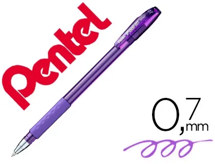 Stylo-bille pentel feel-it écriture moyenne pointe 0.7mm encre coloris violet — Non classé
