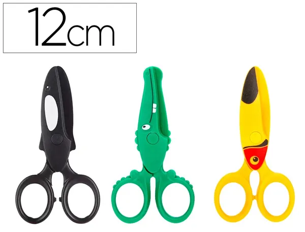 Ciseaux liderpapel 2-5ans lames plastiques bouts ronds  ne coupent ni cheveux ni      vetements longueur 12cm — Non classé