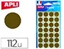 APLI Pastille de signalisation, diamètre: 15 mm, or — Fournitures — vue 2