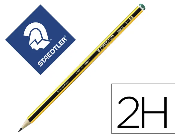 Crayon graphite staedtler noris 120 2h hexagonal mine 2mm très résistante — Non classé