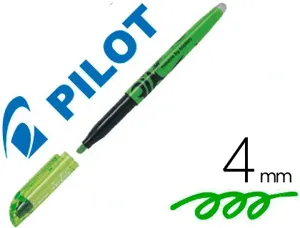 Surligneur pilot frixion light écriture 1/3.3mm encre thermosensible effaçage par frottement coloris vert — Non classé