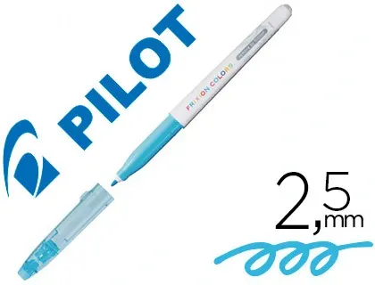 Stylo-feutre pilot frixion colors dessin effaçable pointe fibre résistante 2.5mm bleu clair — Non classé