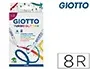 Feutre Coloriage Giotto Turbo Glitter Capuchon Ventilé Pointe Moyenne Encre Pailletée Base Eau Coloris Assortis… — vue 2