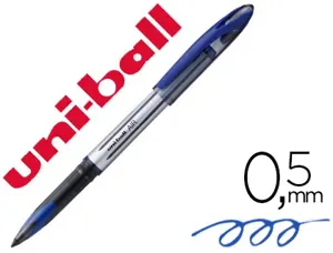 Roller uniball air encre liquide résistante pointe moyenne tracé 0.5mm coloris bleu — Non classé