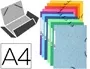 Paquet de 10 chemises 3 rabats à élastiques en carte lustrée, N.C — Classement & archivage — vue 2