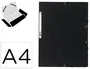 EXACOMPTA Chemise à élastiques, A4, carton, noir — Classement & archivage — vue 2