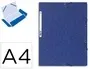 EXACOMPTA Chemise à élastiques, A4, carton, bleu — Classement & archivage — vue 2