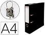 Classeur Levier Exacompta A4 Polypropylène 22/10e Dos 80 mm Coloris Noir — Classement & archivage — vue 2