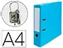Classeur Levier Exacompta A4 Polypropylène 22/10e Dos 80 mm Coloris Bleu Clair — Classement & archivage — vue 2