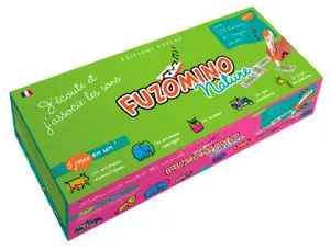 Coffret de jeux éditions fuzeau fuzomino nature 28 dominos 1 crayon sonore 1 cable usb 5 jeux différents — Non classé