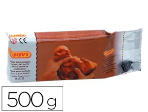 Pâte à modeler jovi autodurcissante coloris terracotta pain 500g — Non classé