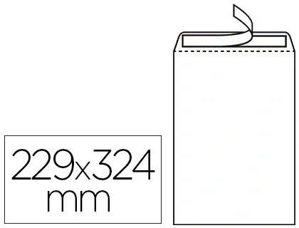 Pochette gpv dos carton 500g vélin blanc 120g anti-pli c4 229x324mm sachet 25 unités — Non classé