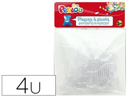 Plaque graine creative picots support perles a repasser 10cmsachet 4 unites — Non classé