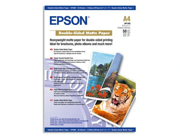 Papier photo epson jet d'encre mat quality mat a4 100g/m2 paquet 100 feuilles — Non classé