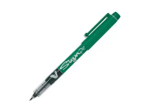 Stylo-feutre pilot v sign pen écriture moyenne 0.6mm pointe fibre polyester encre intense liquide niveau visible vert — Non…