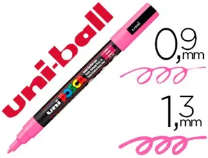 Marqueur posca pc3m gouache encre inodore toutes surfaces pointe fine conique couleur opaque couvrante rose — Non classé
