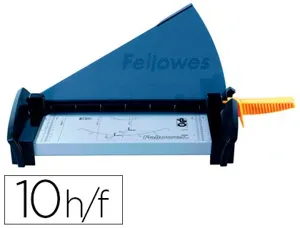 Cisaille fellowes fusion a4 capacité coupe 10f presse manuelle protection safecut coupe rabattable 550x210x65omm — Non classé