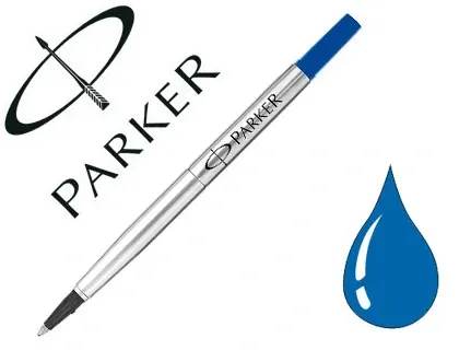 Recharge parker roller largeur fine coloris bleu — Non classé