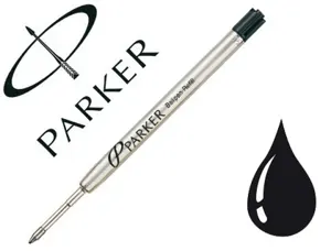 Recharge parker stylo-bille métal pointe large coloris noir — Non classé