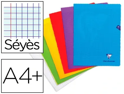 Clairefontaine Cahier piqûre Mimesys, 240 x 320 mm, séyès — Cahiers francais
