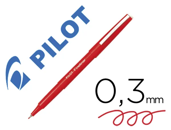 PILOT Fineliner SW PPF, extra fin, rouge — Fournitures
