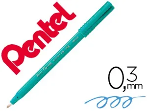 Feutre roller ball pentel r56 bille pointe plastique écriture fine 0.3mm coloris bleu — Non classé