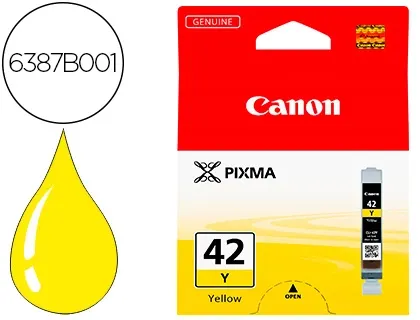 Cartouche d'encre original canon cli-42 600 p jaune — Non classé