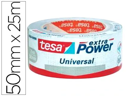 Ruban tesa toile extra fort universel réparation multi-usages sans solvant résistant intempéries 50mmx25m coloris blanc —…