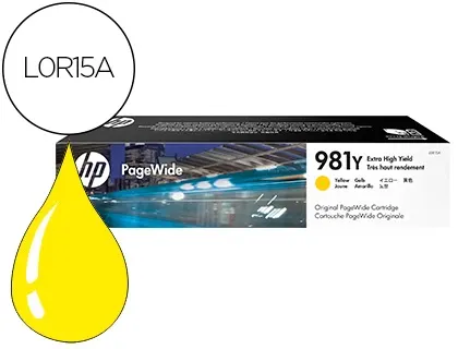 Cartouche d'encre original hp 981y 16000 p jaune — Non classé