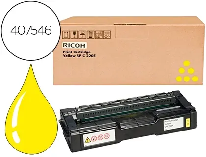 Toner laser original ricoh c250 600 p jaune — Non classé