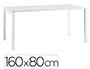 Bureau Mt International Plateau Blanc Melamine 25 mm Pietement Arche Coloris Blanc 160x80 cm — MOBILIER — vue 2