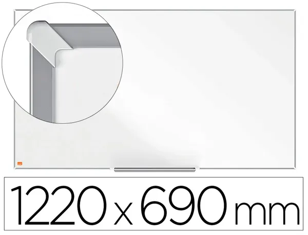 Tableau blanc nobo widescreen 55/' emaille cadre mince       systeme invisamount fixation  masquee 122x69cm — Non classé