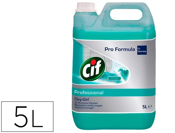 Nettoyant multi-usage cif oxy-gel sols et toutes        surfaces lavables murs        carrelages parfum ocean bidon — Non…