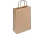 Sac Kraft 90g/M2 Poignees Torsadees 22x10x31 cm Paquet 50 Unites Coloris Brun, INAPA — Aménagement d'espace — vue 2
