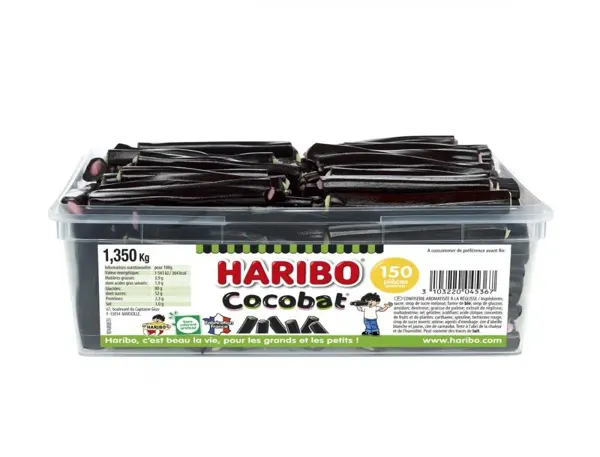 Bonbon haribo cocobat reglisse boite 150 pieces — Non classé
