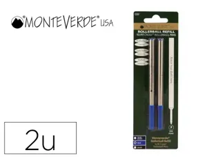 Recharge roller monteverde cross f pointe moyenne        coloris bleu blister 2 unites — Non classé