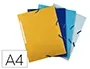 Chemise Exacompta Bee Blue 3 Rabats Elastique A4 Pp Coloris Assortis — CLASSEMENT — vue 2