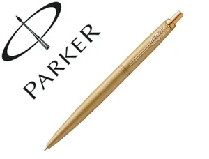 Stylo-bille parker jotter xl monochrome pointe moyenne     encre bleue avec coffret      cadeau coloris or — Non classé