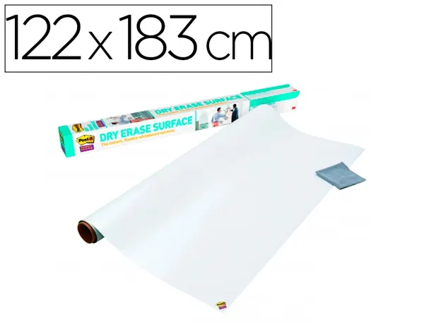 Tableau 3m super sticky en rouleau blanc de 122x183 cm — Non classé