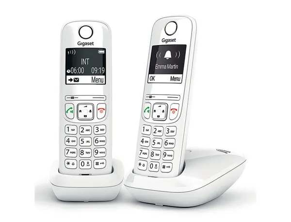 Telephone gigaset sans  fil duo as690a blanc — Non classé