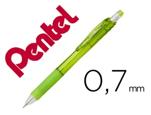 Porte-mines pentel energize canon fixe mine 0,7mm grip    caoutchouc gomme avec capuchoncorps coloris vert translucide —…
