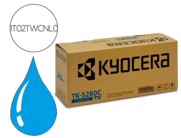 Toner laser original kyocera tk-5280c cyan — Non classé