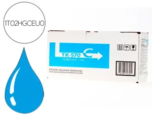 Toner laser original kyocera tk-570c cyan — Non classé