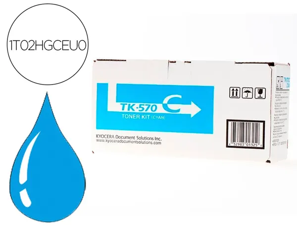 Toner laser original kyocera tk-570c cyan — Non classé